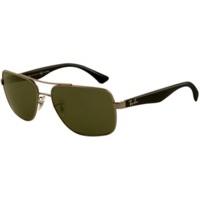 Ray-Ban RB3483 004/58 Polarized (gunmetal/crystal green)