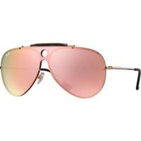 ray ban blaze shooter rb3581n 001e4 gold pink mirror