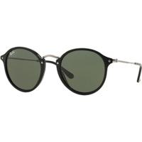 Ray-Ban Round Fleck RB2447 901/49 black/silver/green classic