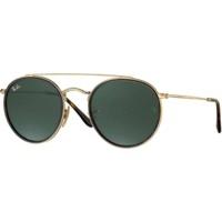 Ray-Ban Round Double Bridge RB3647N 001 (gold/green classic G-15)