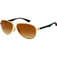 ray ban rb8313 00151 gold brownbrown gradient