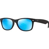 ray ban new wayfarer rb2132 62217 black rubberblue