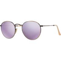 Ray-Ban Round Flash RB3447 167/4K (bronze copper/lilac mirror)