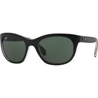 ray ban rb4216 605271 black transparentgreen classic