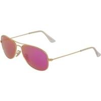 ray ban cockpit rb3362 1124t goldmagenta flash solid color mirror