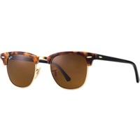 ray ban clubmaster fleck rb3016 1160 havana black brownbrown classic b ...