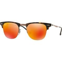 Ray-Ban Clubmaster Light Ray RB8056 175/6Q (brown havana/red mirror)