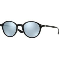 ray ban round liteforce rb4237 60130 blacksilver flash