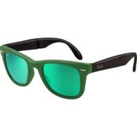 Ray-Ban Wayfarer Folding Classic RB4105 6021/19 (green/crystal green mirror)