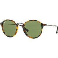 ray ban round fleck rb2447 11594e havana gunmetalgreen classic