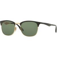 Ray-Ban RB3538 187/9A (black on gold/green polarized)