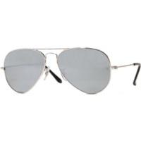 ray ban aviator large metal rb3025 w3275 silversilver mirror