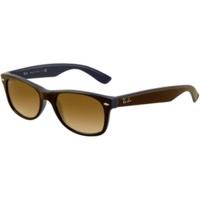 ray ban new wayfarer rb2132 87451 brown bluefaded brown