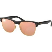 ray ban oversized clubmaster rb4175 877z2 black goldrosa mirrored