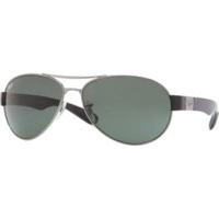 Ray-Ban RB3509 004/71 (shiny gunmetal black/green)