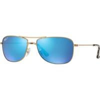 ray ban chromance rb3543 112a1 goldblue mirror chromance