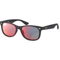 ray ban junior rj9052s 100s6q black mattred mirrored