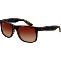 ray ban justin rb4165 71013 havana rubbergradient brown