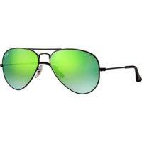 Ray-Ban Aviator Metal RB3025 002/4J (black/green gradient flash)