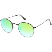 ray ban round metal rb3447 0024j blackgreen mirrored gradient