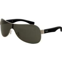 Ray-Ban RB3471 004/71 (gunmetal black rubber temple/green)