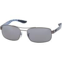 ray ban carbon lite rb8316 029n8 gunmetal matt blackbrown gradient pol ...