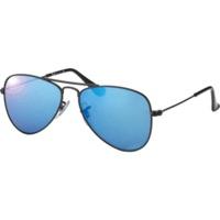 ray ban junior rj9506s 20155 matt blackblue ice mirrored