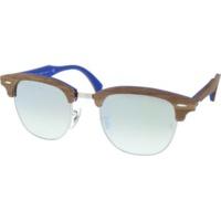 Ray-Ban Clubmaster Wood RB3016M 1217U (silver/brown gradient mirror silver)