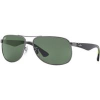 Ray-Ban RB3502 029 (matte gunmetal/green)