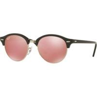 Ray-Ban Clubround RB4246 1197Z2 (black/brown mirror pink)