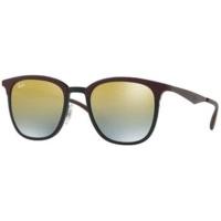 Ray-Ban RB4278 6285A7 (black-matte brown/green mirror silver gradient gold)