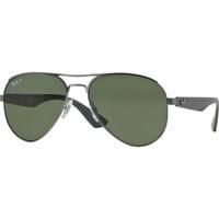 ray ban rb3523 0299a gunmetal greypolarized green classic g 15