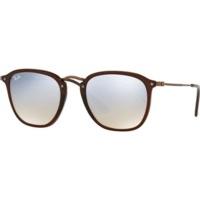 ray ban rb2448n 62569u shiny transparent browngrey flash gradient