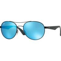 ray ban rb3536 00655 black greyblue mirrored