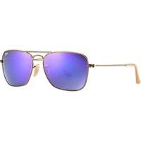 Ray-Ban Caravan RB3136 167/1M (brushed bronze/violet mirrored)