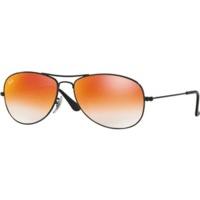 ray ban cockpit rb3362 0024w blackred mirrored gradient