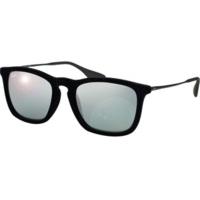 ray ban chris rb4187 60756g flock blacksilver mirrored