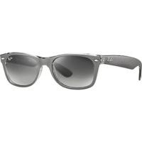 ray ban new wayfarer rb2132 614371 gunmetal transparentgrey gradient