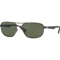 Ray-Ban RB3528 029/9A (gunmetal/polarized green classic G-15)