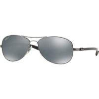 Ray-Ban Tech RB8301 004/K6 (shiny gunmetal/blue mirror silver polar)