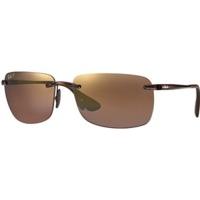 Ray-Ban RB4255 604/6B Chromance brown/purple mirror