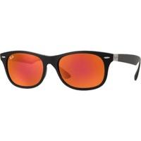 Ray-Ban New Wayfarer Folding Liteforce RB4223 601S6Q (black/red mirror)