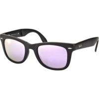 ray ban wayfarer folding classic rb4105 601s4k black matteviolet mirro ...