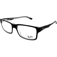 ray ban rb5245 2034 top black on transparent