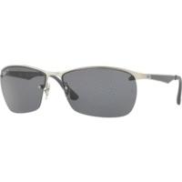 ray ban rb3550 01981 silvergrey gradient polarized