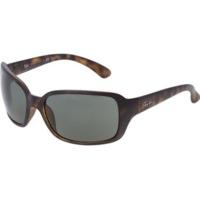 Ray-Ban RB4068 894/58 (habana/polarized green)