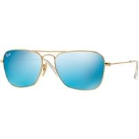 Ray-Ban Caravan RB3136 112/17 gold/blue flash