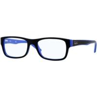 ray ban rx5268 5179 top black on blue