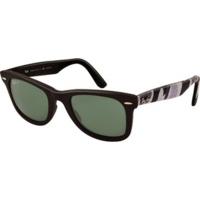 Ray-Ban Original Wayfarer Urban Camouflage RB2140 6066/58 (matte black/polarized natural green)