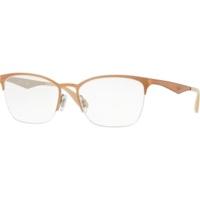 ray ban rx6345 2920 silver top light brown